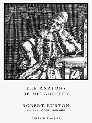 cover image of The Anatomy of Melancholy